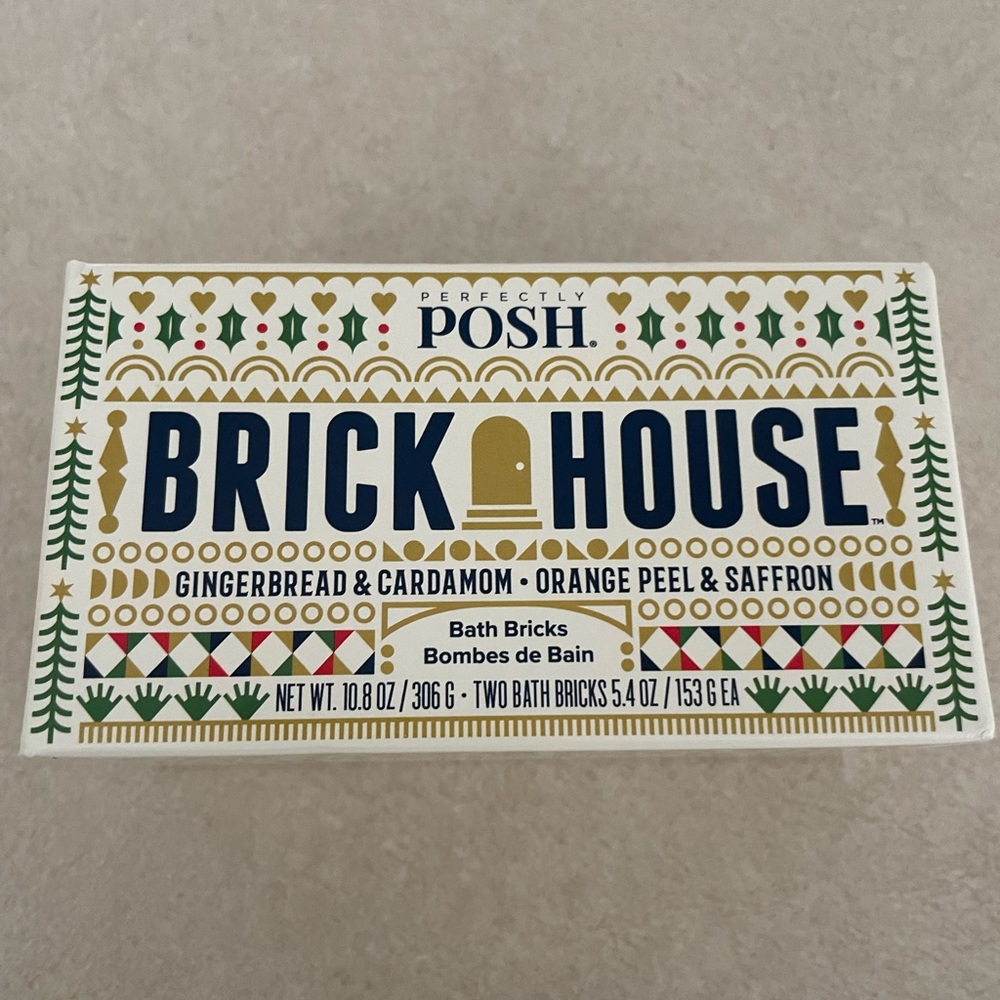New sealed brick house bath bricks.